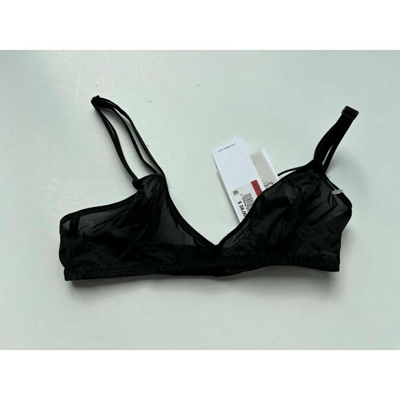 Calvin Klein Sheer Black Bralette Size XS - Picture 1 of 2